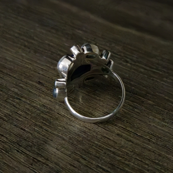 Nicky Butler Lapis and Moonstone Ring - Picture 11 of 14